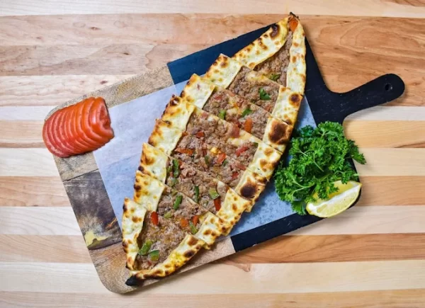 Ground Beef Pide